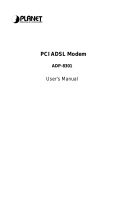 Planet ADP-8301 User manual