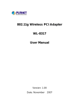 Planet WL-8317 User manual