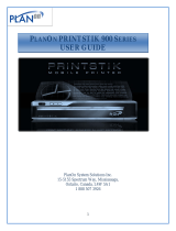 Planon Printstik 900 series User manual