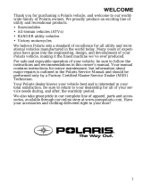 Polaris 400 H.O. User manual