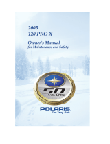 Polaris 120 PRO X User manual