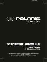 Polaris 800 User manual