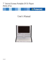 Polaroid PDM-0752 User manual