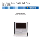 Polaroid PDM-8553M User manual