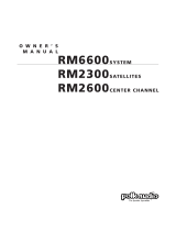 Polk Audio RM2600 User manual
