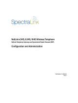 Spectralink NETLINK E340 User manual