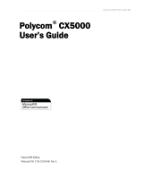 Polycom CX5000 User manual