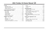 Pontiac G5 User manual