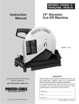 Porter-Cable 1400 User manual