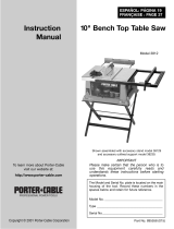 Porter-Cable 3812 User manual