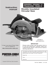 Porter-Cable 447k User manual