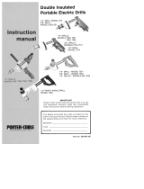 Porter-Cable 621 User manual