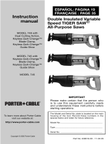 Porter-Cable 745 User manual