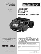 Porter-Cable JOB BOSS C3550 User manual