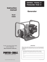 Porter-Cable H650CS User manual