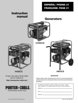 Porter-Cable H450CS User manual