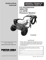 Porter-Cable PC2525SP User manual