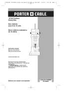 Porter-Cable 90562807 User manual