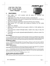 POSIFLEX Business Machines LM-7112 User manual