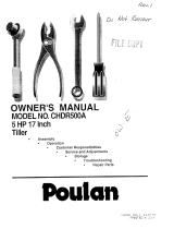 Poulan 159399 User manual