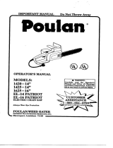 Poulan 1420 User manual