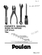 Poulan HDF550D User manual