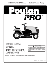 Poulan PR17H42STA User manual