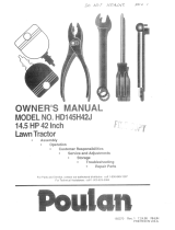 Poulan 165370 User manual