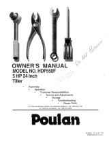 Poulan 163659 User manual