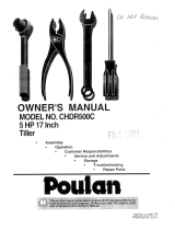 Poulan 164744 User manual