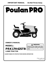 Poulan PR17H42STC User manual