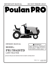 Poulan 182565 User manual