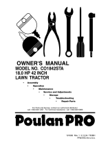 Poulan CO18542STC User manual