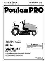 Poulan 195854 User manual