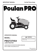 Poulan 195806 User manual