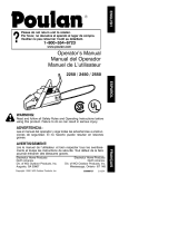 Poulan Pro WOODMASTER 2250 User manual