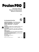 Poulan 131 User manual