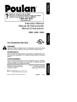 Poulan WOODMASTER 2250 User manual