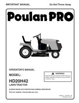 Poulan BB185H42LT User manual