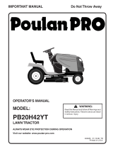 Poulan 96042000801 User manual