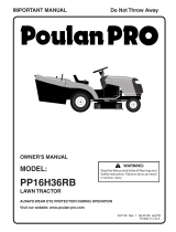 Poulan PP16H36RB User manual