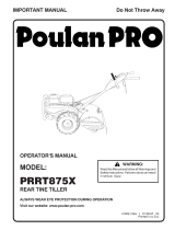 Poulan PRRT850X User manual