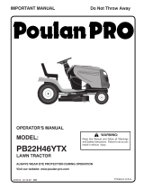 Poulan PB22H46YTX User manual