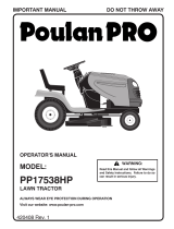 Poulan 420408 User manual