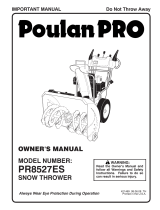 Poulan PR8527ES User manual