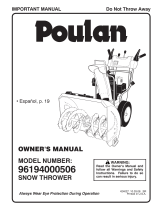 Poulan 96194000506 User manual