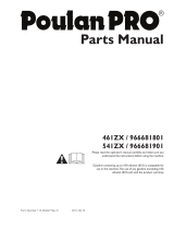 Poulan 461ZX User manual