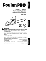 Poulan WOODMASTER 2550 User manual