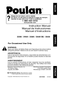Poulan 2555 User manual