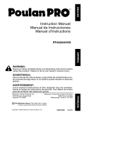 Poulan PP4620AVHD User manual